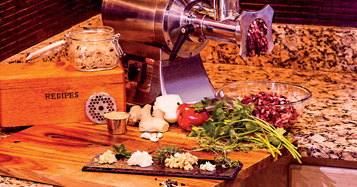 Magnificent Meatballs preparation. Photo by John Hoffman, DU